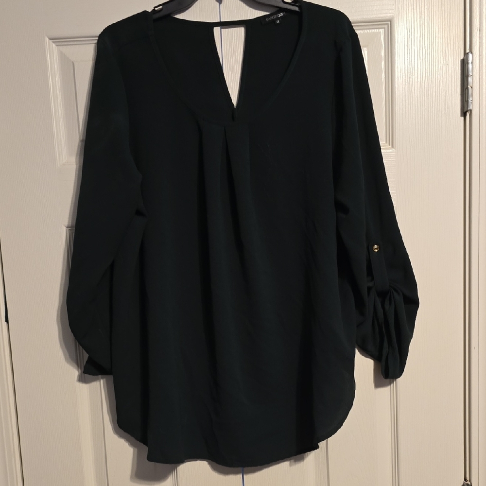 Papermoon Dark Green Blouse